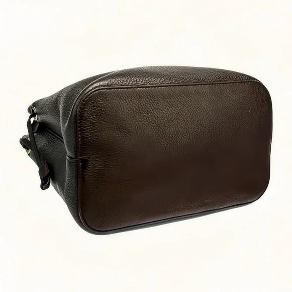 Kate Spade New York Black Leather Crossbody/Bucket Bag – Adjustable Strap - Picture 3 of 11